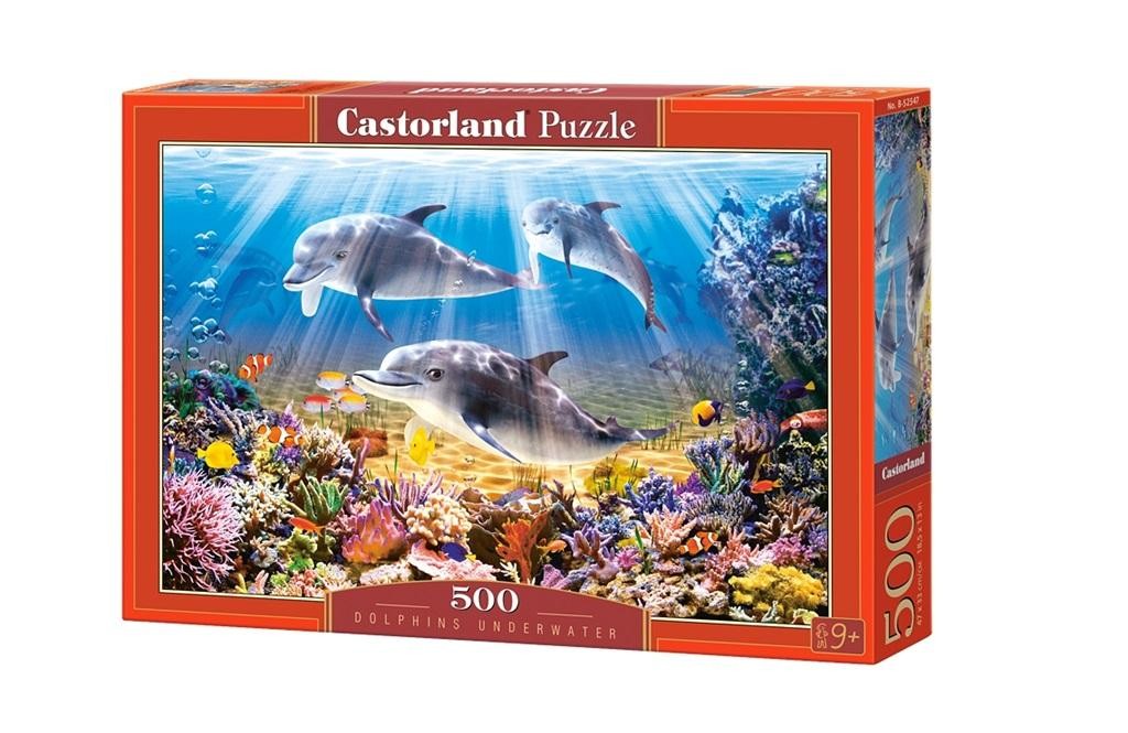 Puzzle 500 delfini subacquei CASTOR