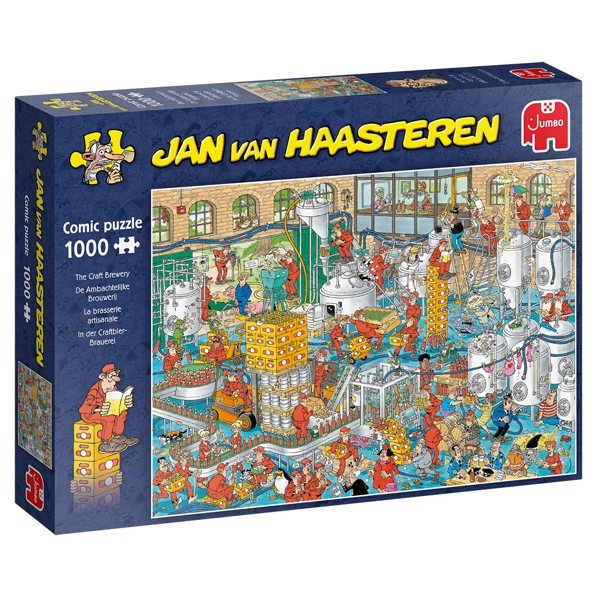 Jumbo, Jan Van Haasteren, The Craft Brewery, Jigsaw puzzles for Adults, 1000 pie