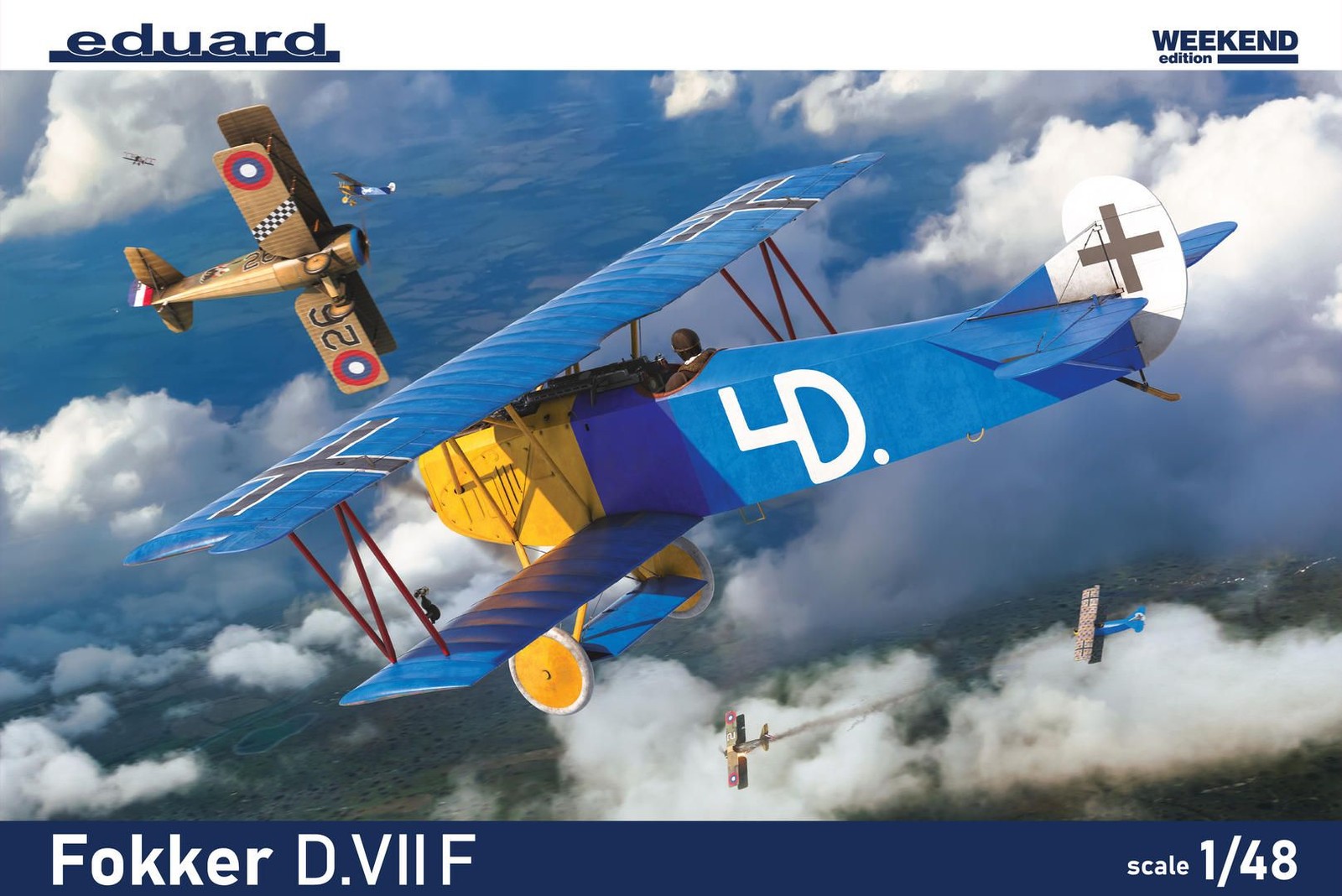EDUARD 8483 MODELLO AEREO FOKKER D. VIIF 1/48