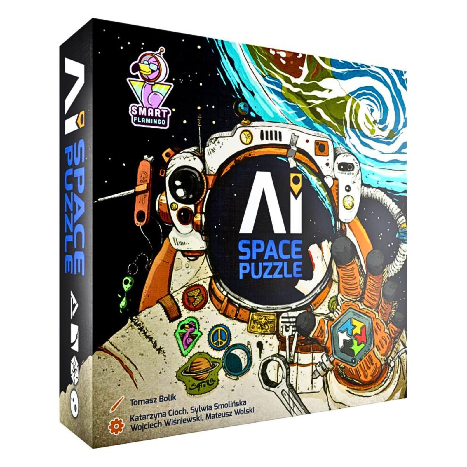A.I. Space Puzzle, Strategy Board Game, for 2 to 5 Players and Ages 8+, Portal G