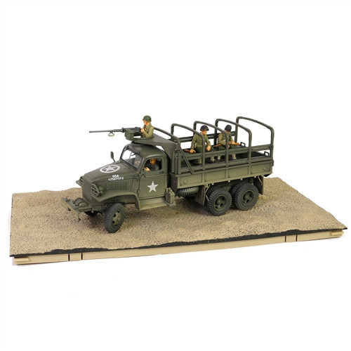 FORCES OF VALOR - GMC CCKW 353B con cabina e roll bar tipo 1609 - mitragliatr...