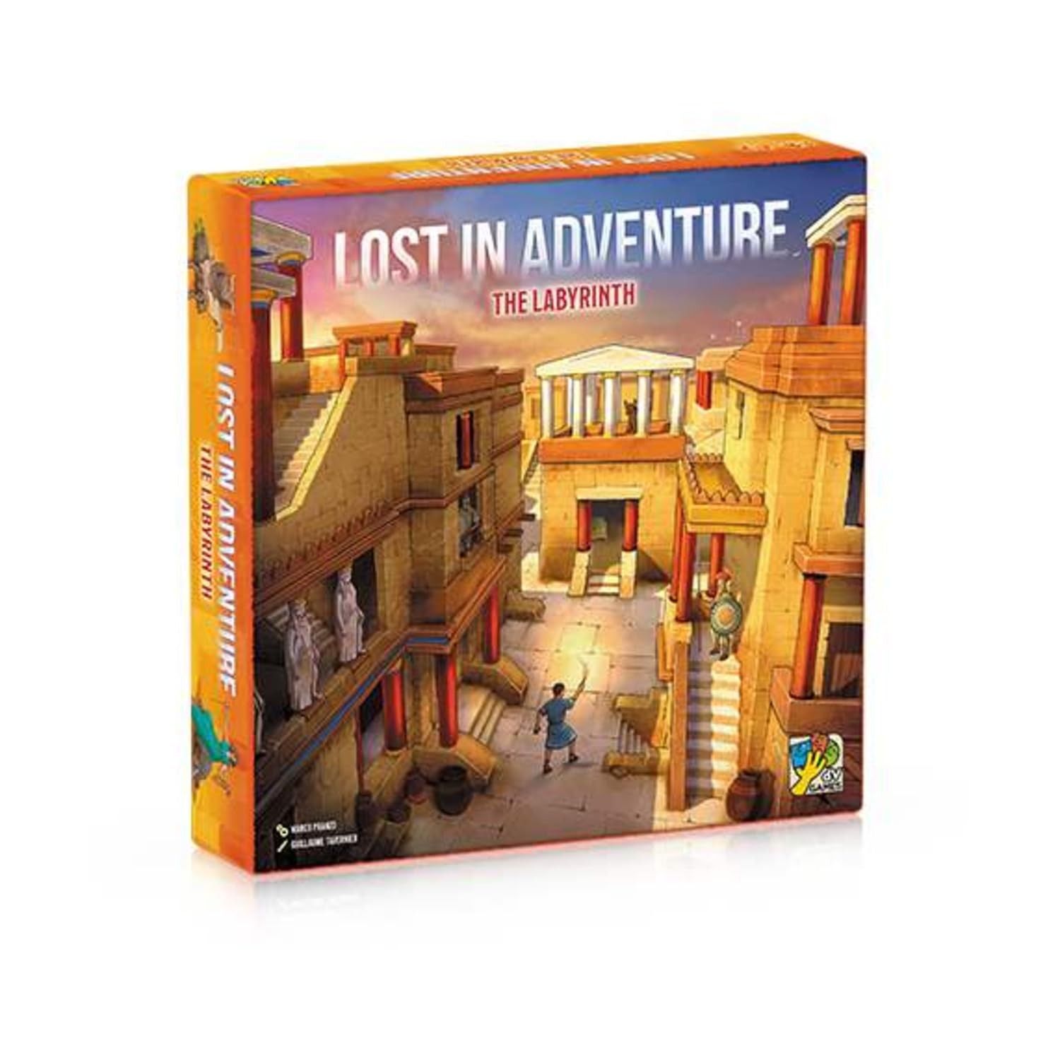 DV Games: Lost in Adventure: The Labyrinth - Board Game for 1 to 4 Players, Ages
