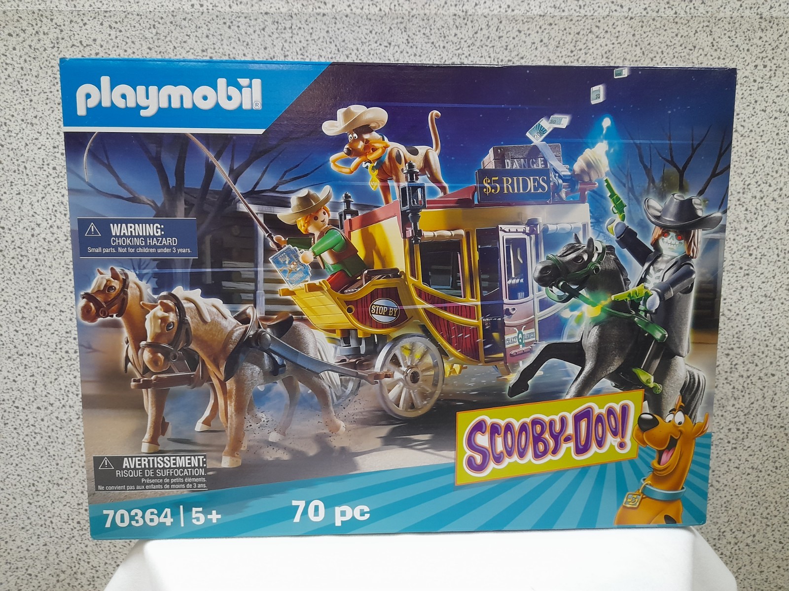 Playmobil 70364 Scooby-Doo! La Diligenza Fantasma + 5 anni.