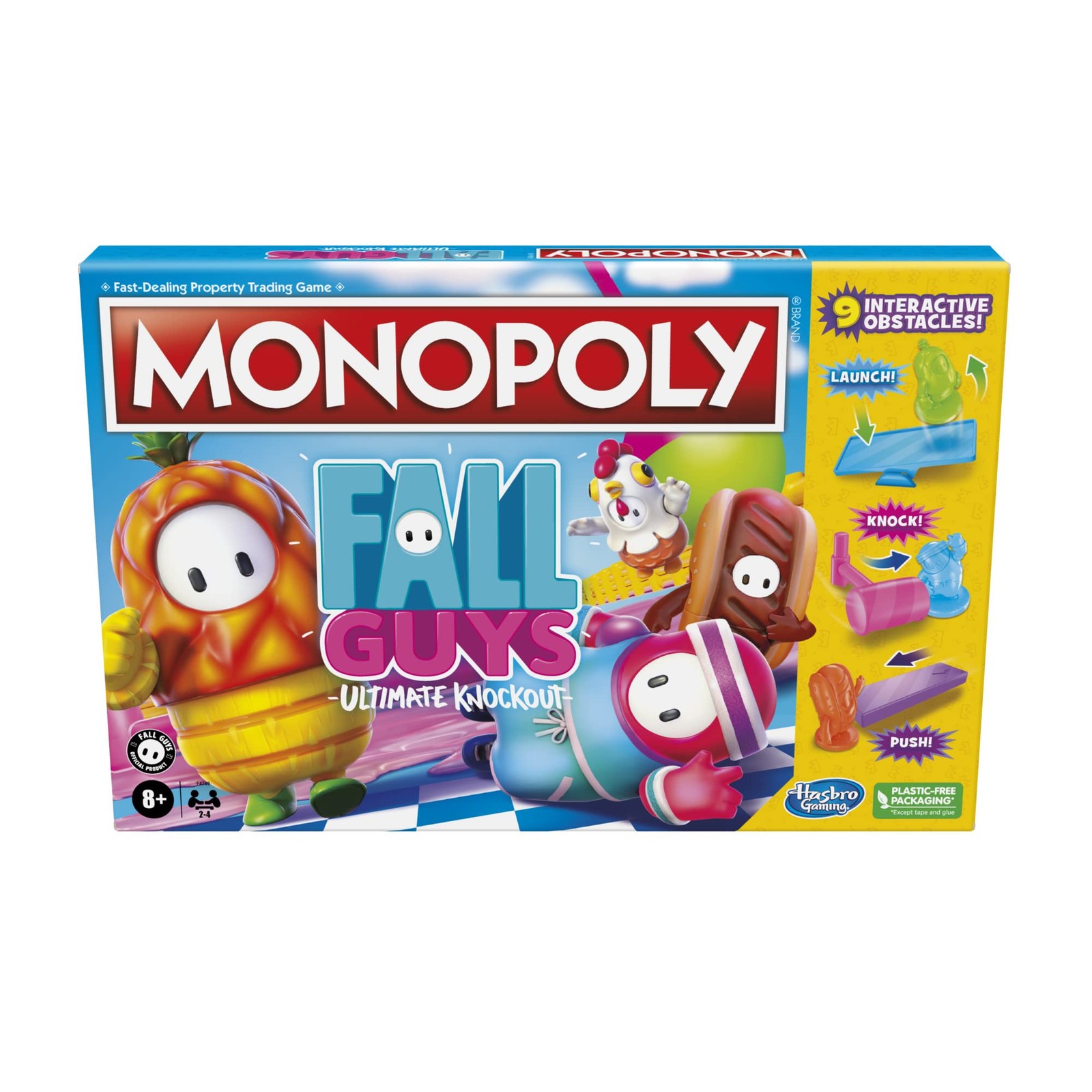 MONOPOLY Fall Guys Ultimate Knockout Edition Board Game for Players Ages 8 and U
