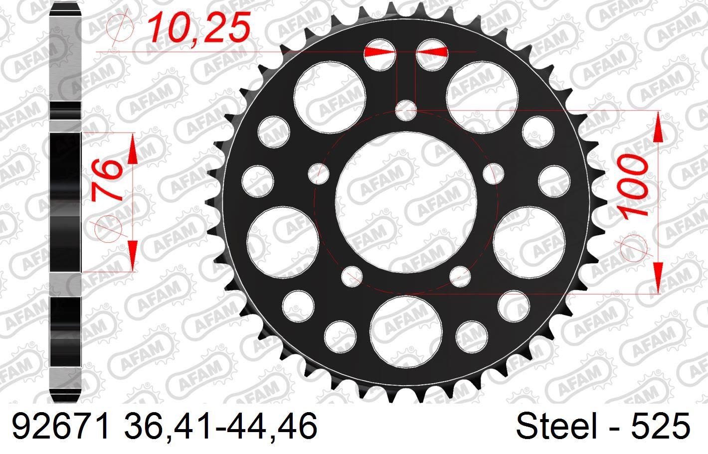 CORONA AFAM 92671-44 IN ACC PASSO 525 BENELLI BN 302 R 300 2017 2020
