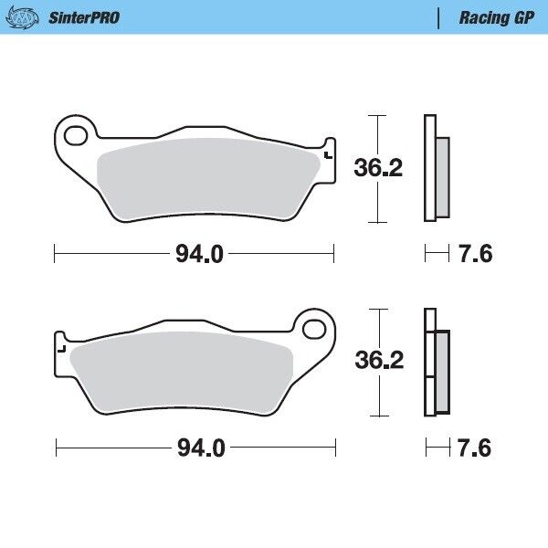 Pastiglie Moto Master per Ktm 125 SX (96-24) anteriori GP