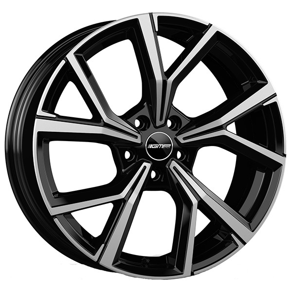 CERCHIO IN LEGA GMP MENTOR PER VOLKSWAGEN T-CROSS 7.5X18 5X100 BLACK DIAMOND 5YR
