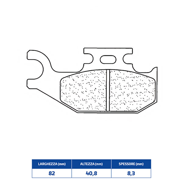 PASTIGLIE FRENO CL BRAKES 1235ATV1