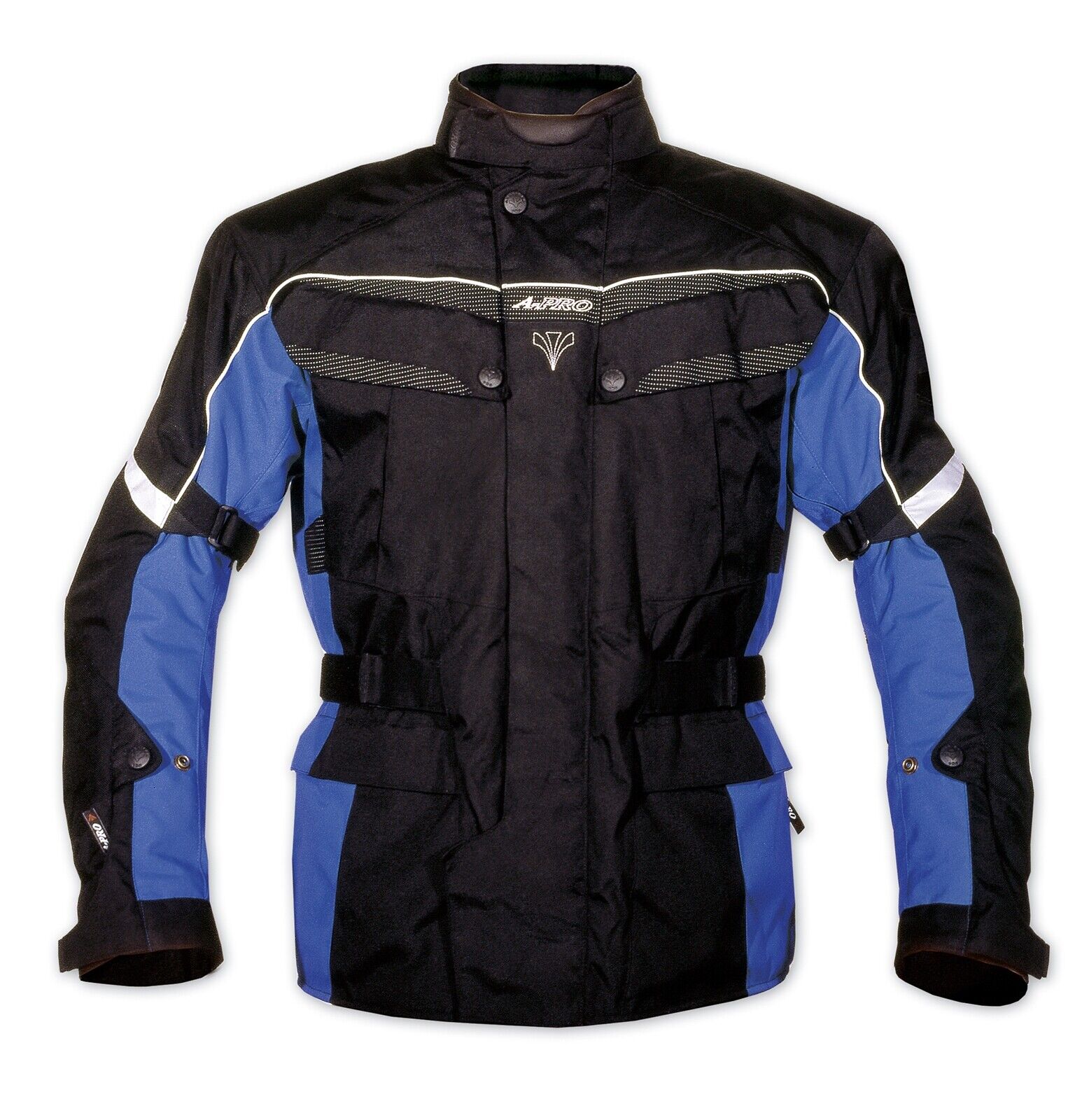 Jacket Motorbike Motorcycle Waterproof Textile Men Touring Jacket Blue S