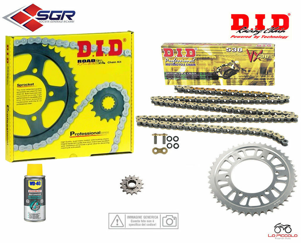 100347 KIT TRASMISSIONE DID CATENA CORONA PIGNONE HONDA CBR RR Fireblade 954 '03