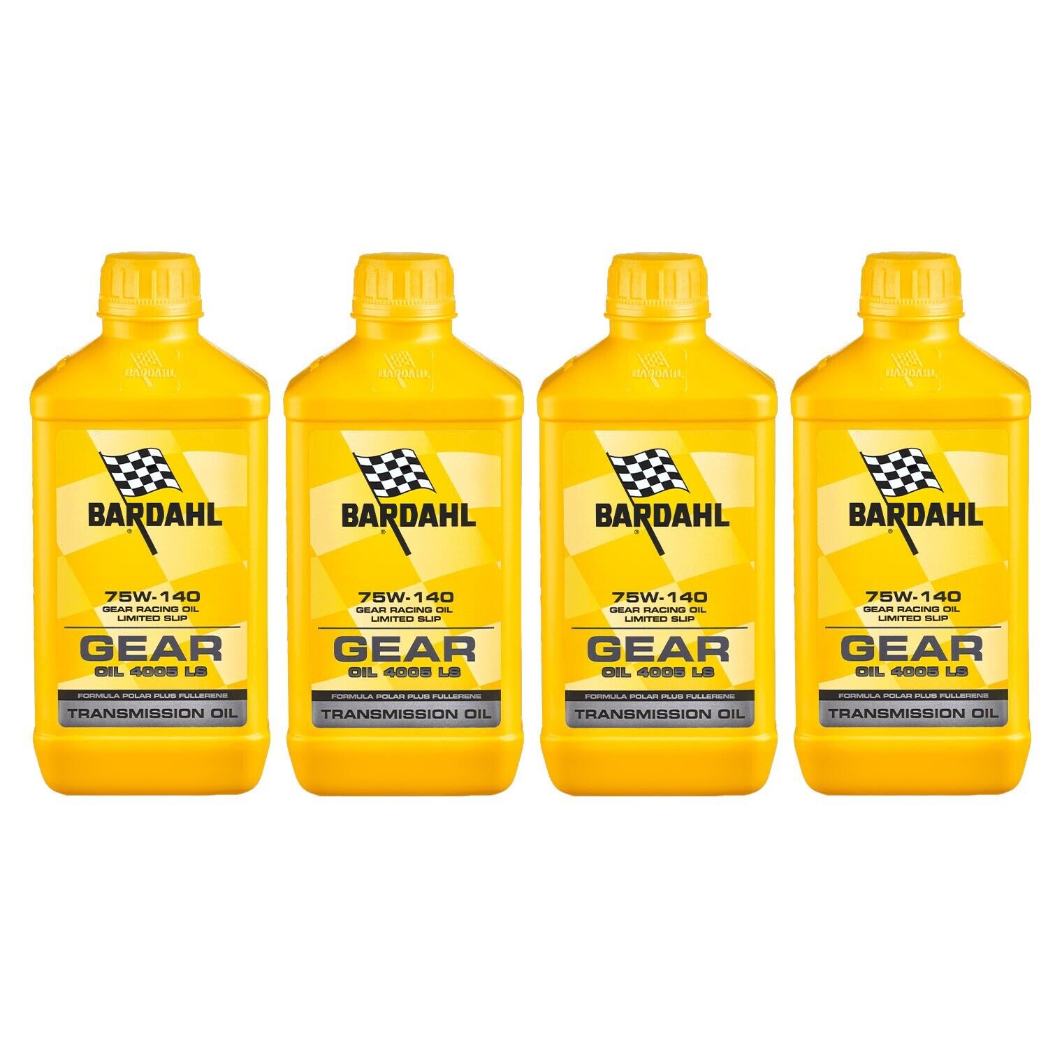 4 LT OLIO Bardahl Gear Oil 4005 LS 75W140 Differenziale Racing Oil Limited Slip
