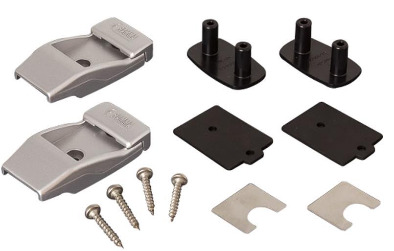 WALL BRACKETS AGGANCI A PARETE TENDALINO ALU TITANIUM 98655-728
