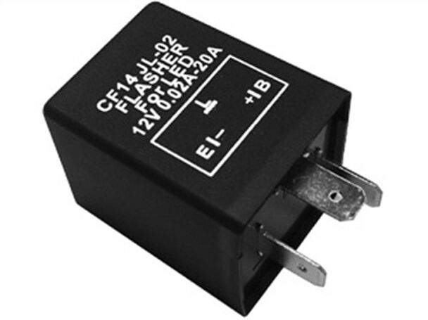 RELE' RESISTENZA FRECCE LED AUTO/MOTO [CF14] FLASHER RELAY 3 PIN/SPINE 12V