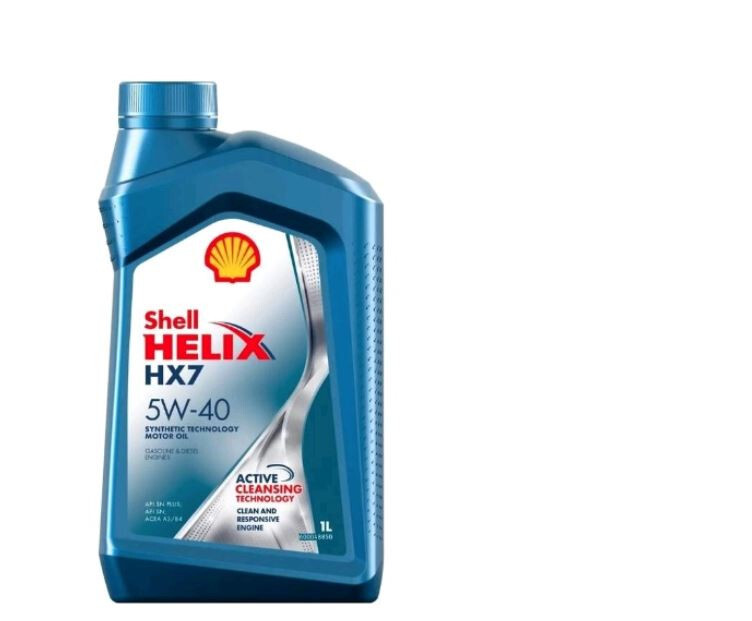 OLIO MOTORE SHELLHELIX HX7 5W40 1 LITRO  VW 502 00 RN 0710 Fiat 9.55535-M2MB 229