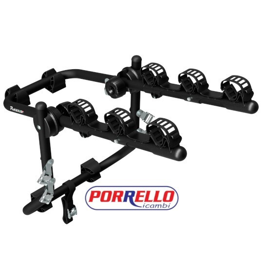 PORTABICI COFANO PORTELLONE POSTERIORE PERUZZO 382N VERONA STEEL 3 BICI