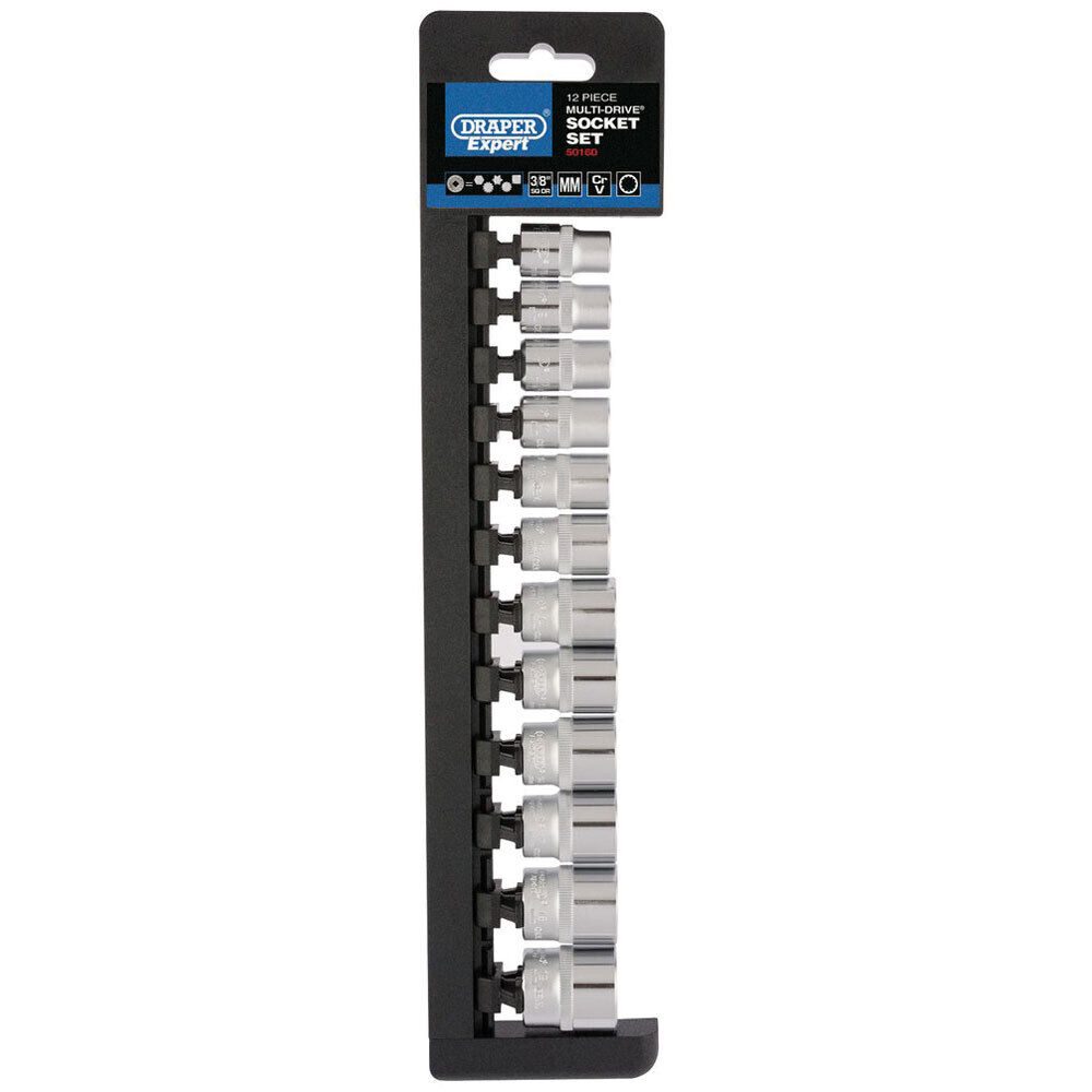 Draper Expert 127407cm Quadro Dr.Multi-Presa Set (12 Pezzi)
