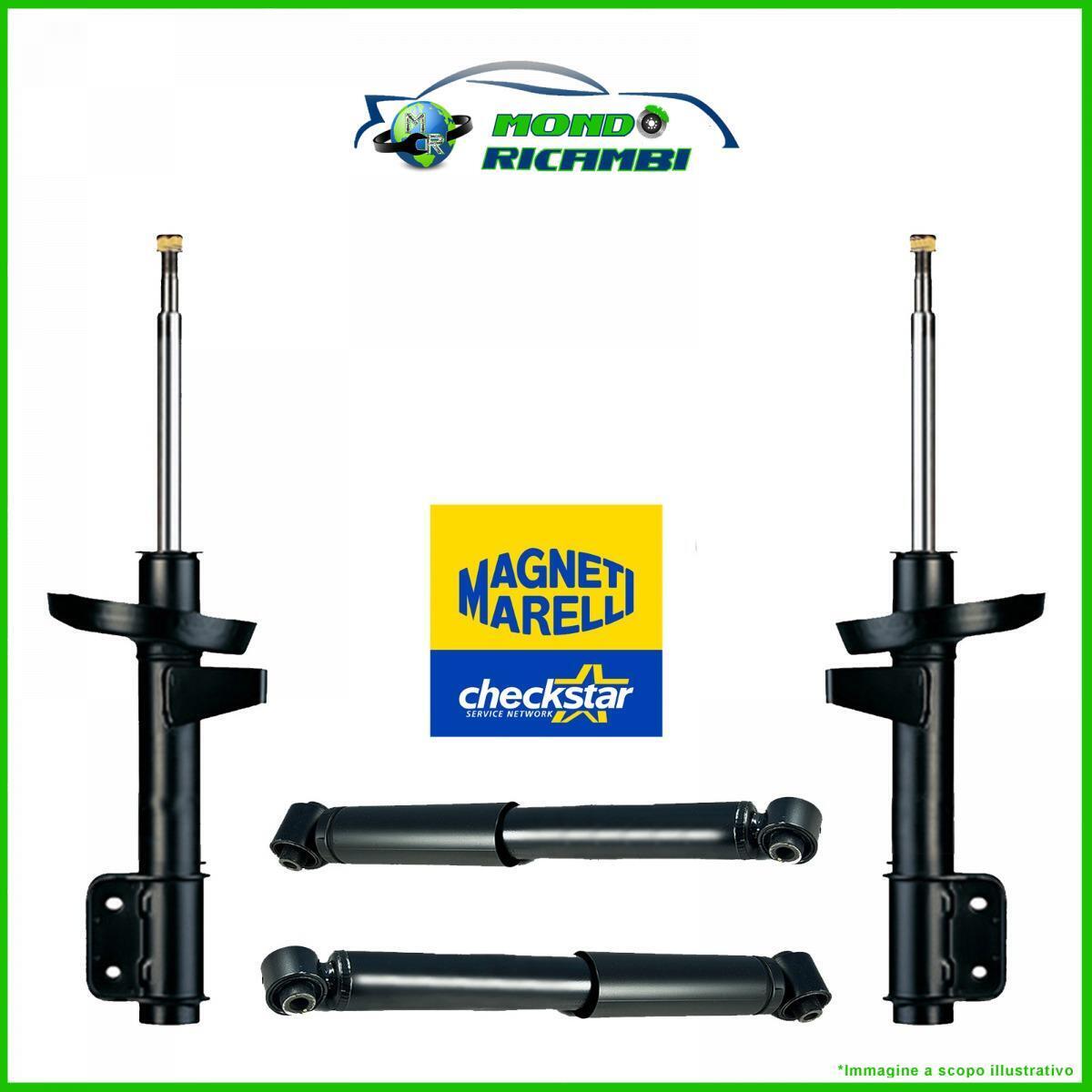 KIT 4 AMMORTIZZATORI ANT + POST MAGNETI MARELLI FIAT PANDA NATURAL POWER 03->12