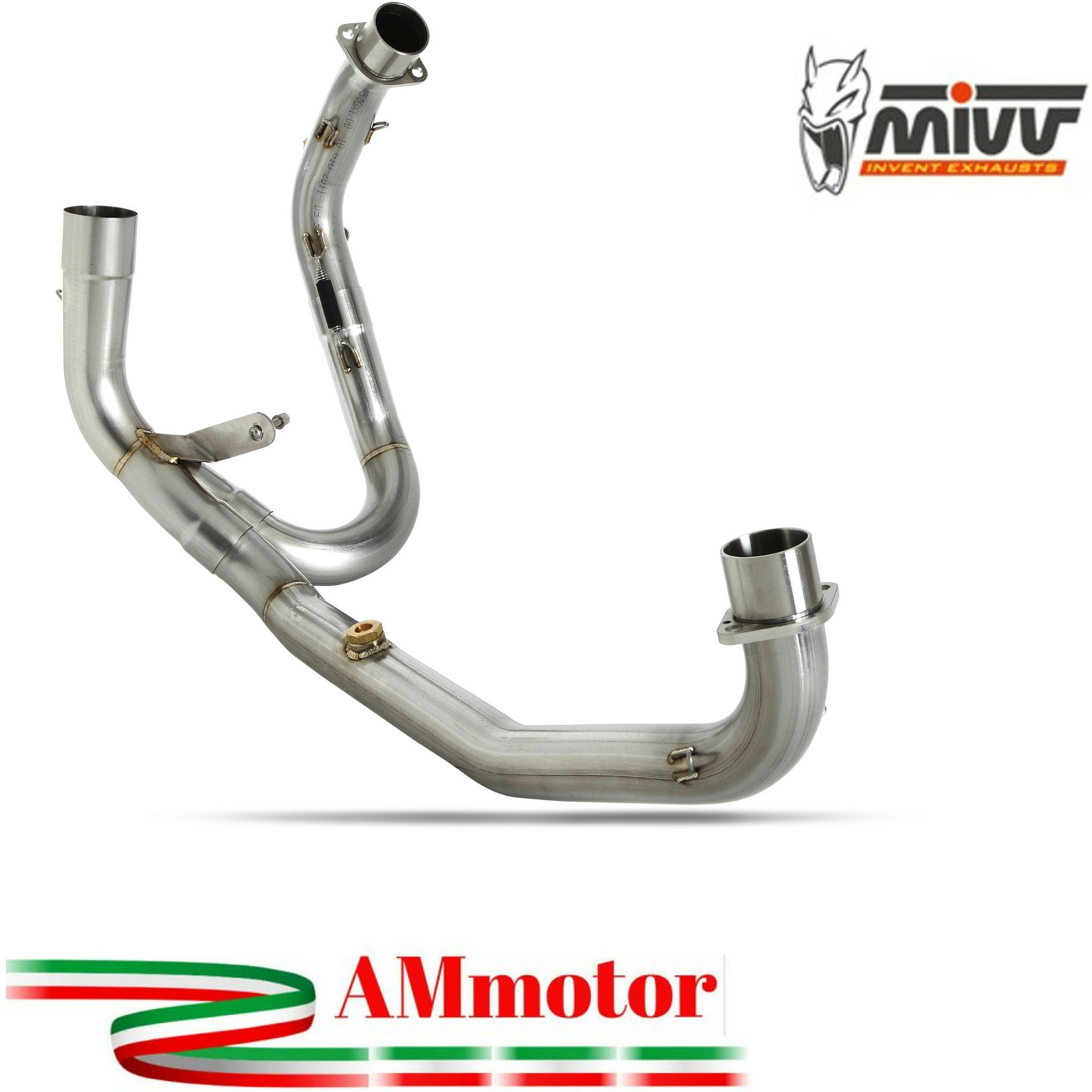 Collettori Di Scarico Ducati Hypermotard 796 2010 Moto Mivv No Kat Catalizzatore