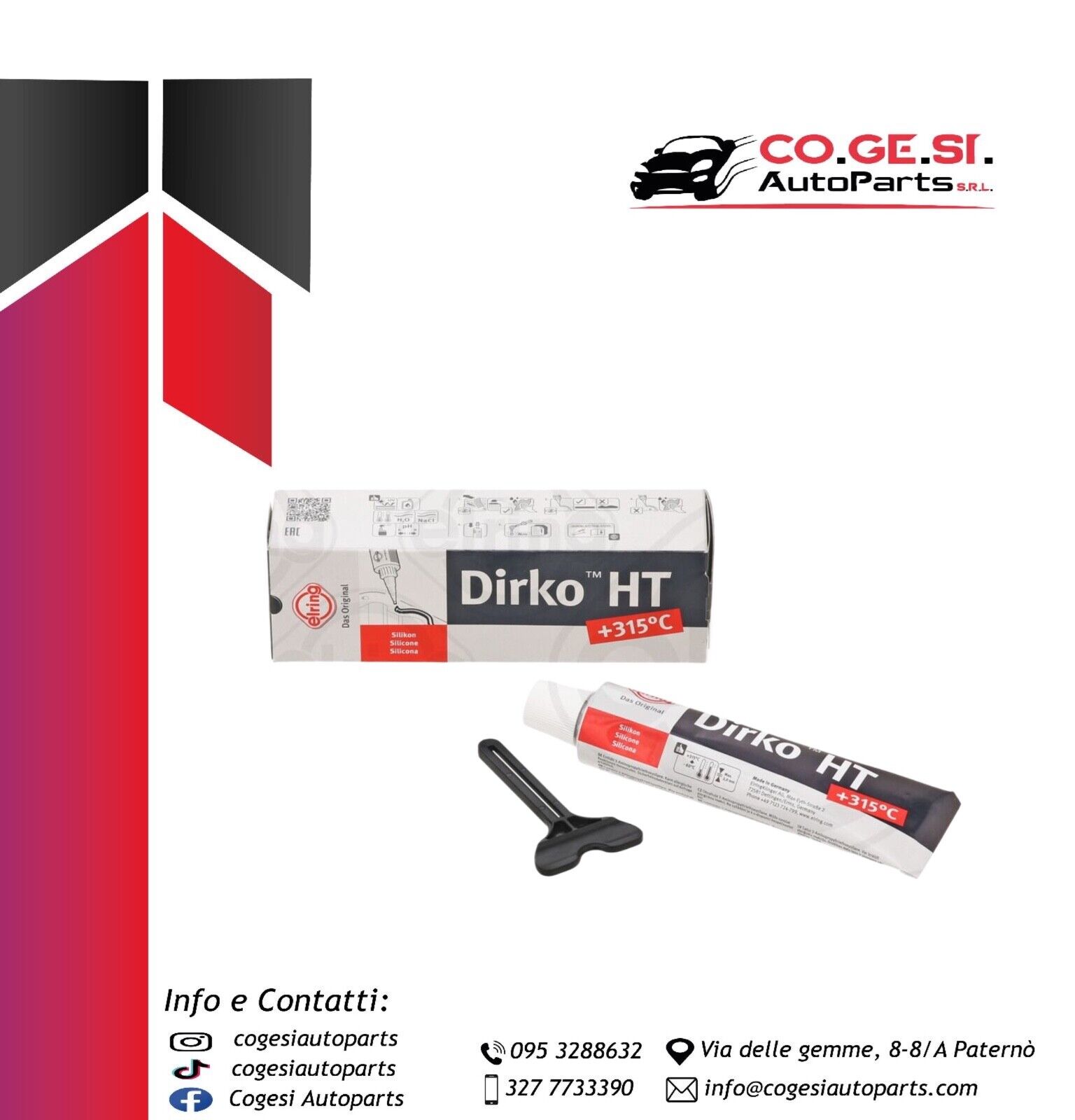 SIGILLANTE DI TENUTA/DIRKO NERO 70ML 006.553