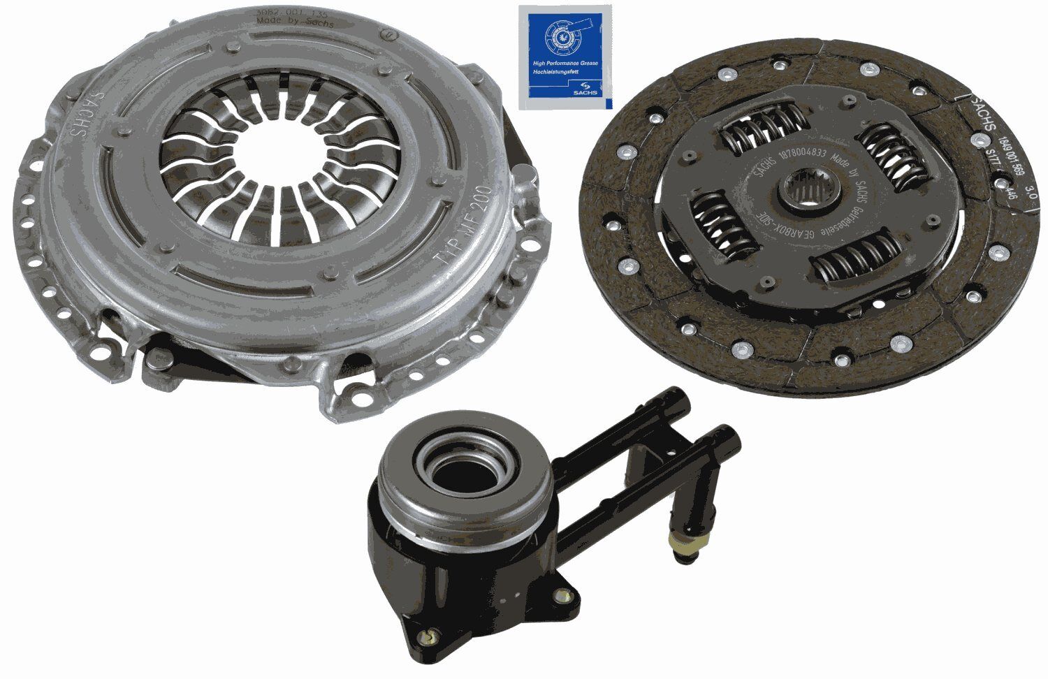 SACHS 3000 990 314 Kit Frizione per Ford, Ford Asia & Oceania