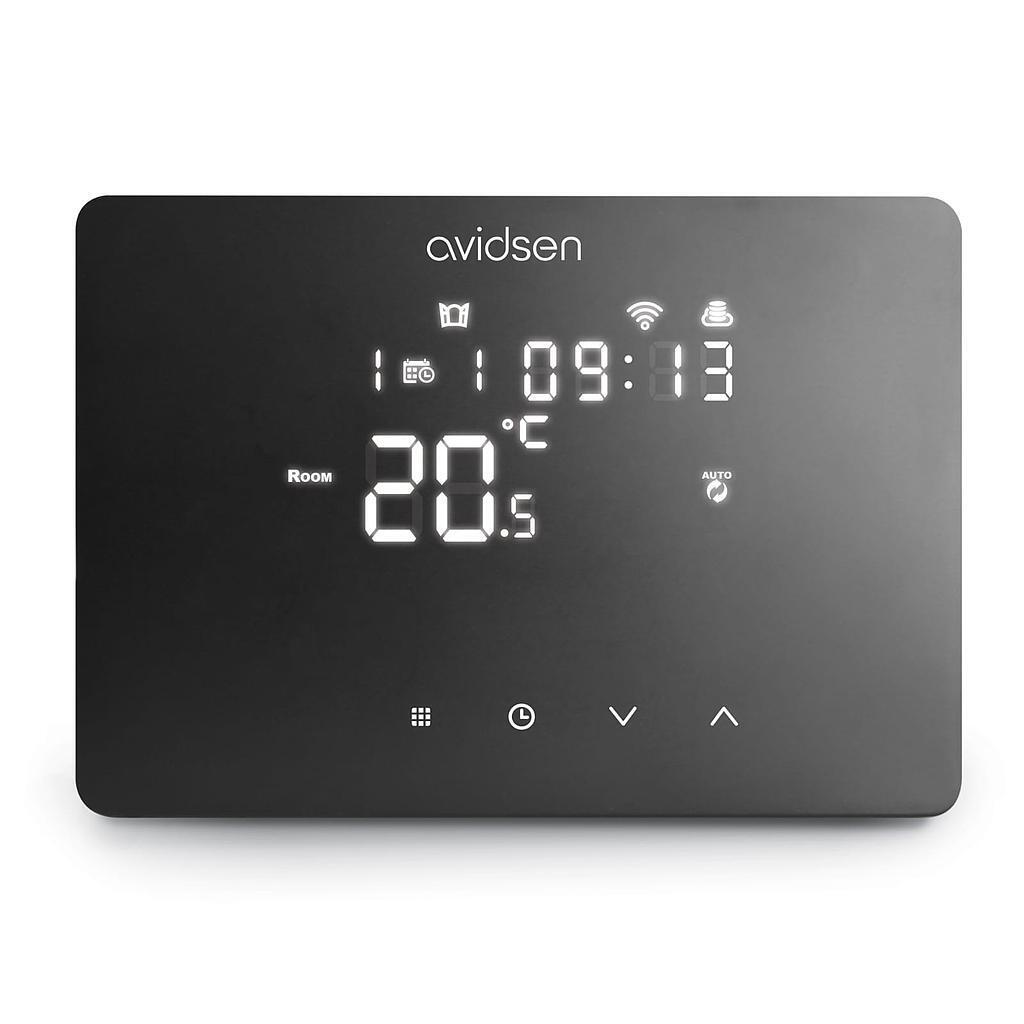CRONOTERMOSTATO SMART DIGITALE WI-FI GESTIBILE DA APP 230V NERO AVIDSEN