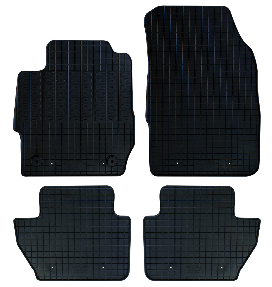 SET TAPPETI TAPPETINI SU MISURA IN GOMMA PER FORD KA+ 16> 4 PZ.