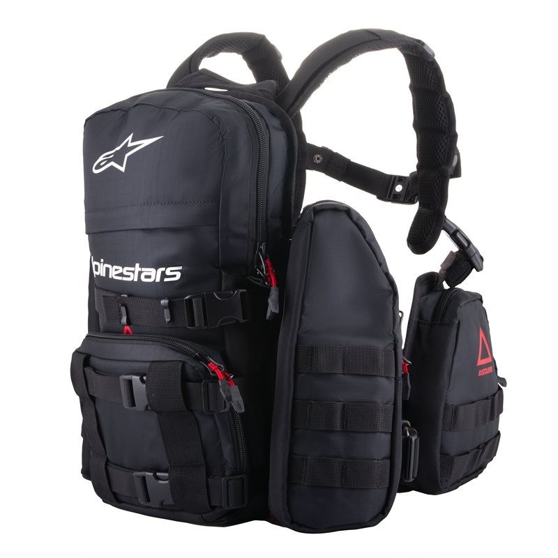ALPINESTARS - ZAINO TECNICO ENDURO TECHDURA TACTICAL PACK - NERO/BIANCO