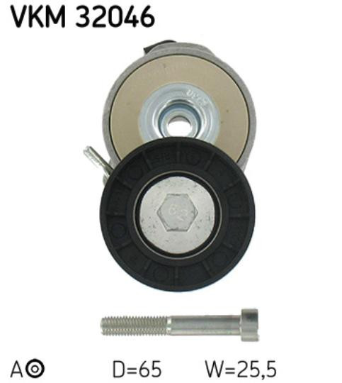 Rullo tenditore, Cinghia Poly-V VKM 32046 SKF per FIAT OPEL LANCIA ALFA ROMEO