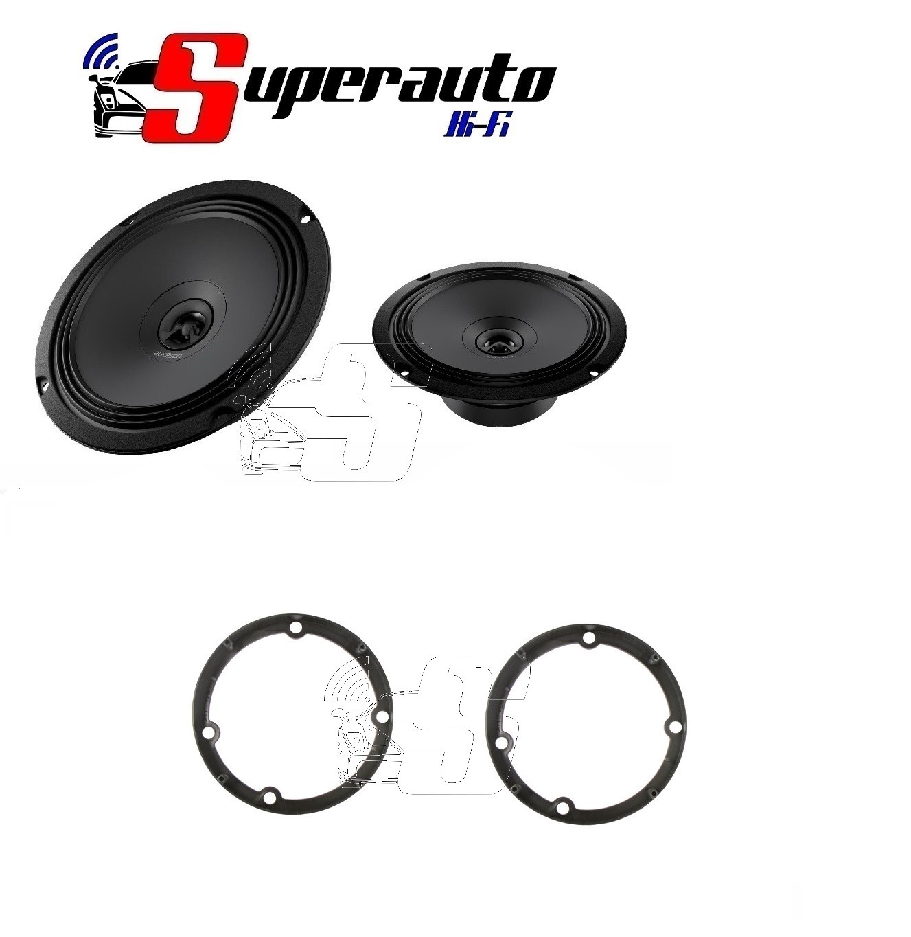 AUDISON COPPIA COASSIALI APX 6.5 16 cm APX6.5 casse altoparlanti MERCEDES VITO