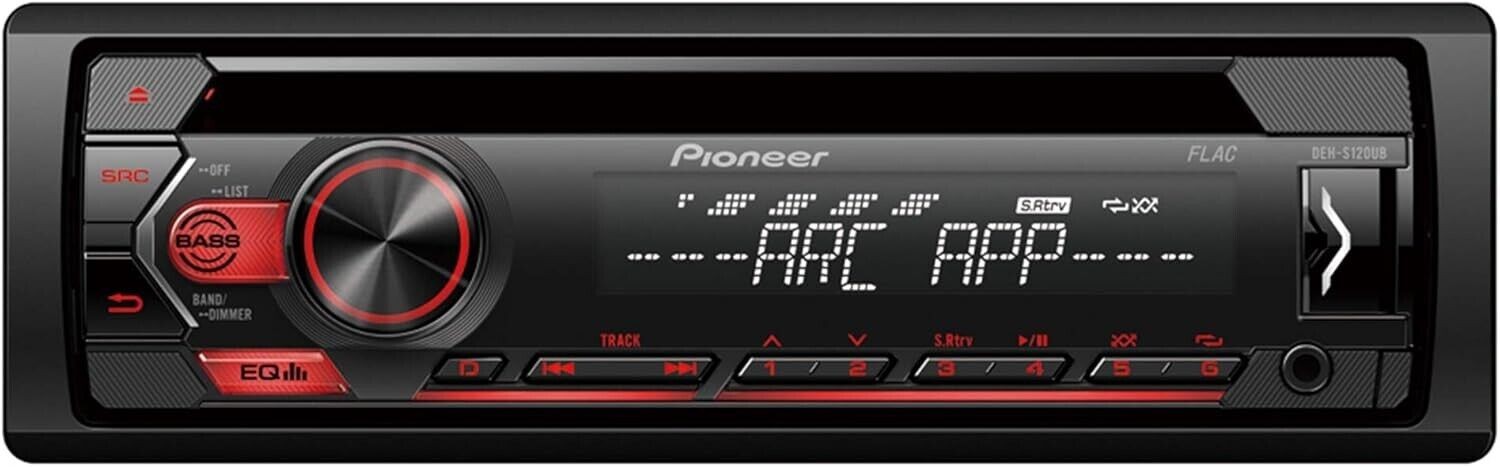Pioneer autoradio CD/USB/1-DIN/RED
