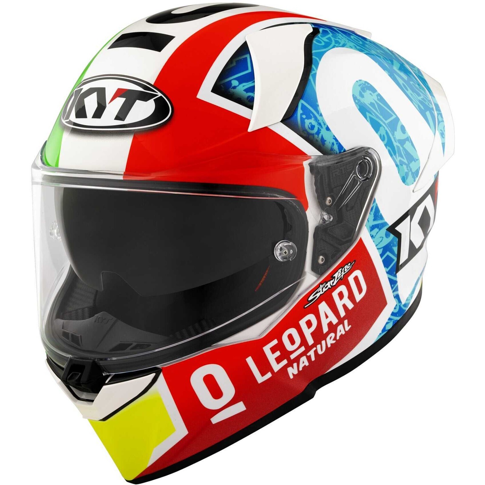 CASCO MOTO HELMET INTEGRALE 22.06 KYT R2R FOGGIA MISANO REPLICA TG L