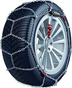 CATENE DA NEVE PER AUTO KONIG CG-9 075 AUTOTENSIONANTI PROTEZIONE CERCHI IN LEGA