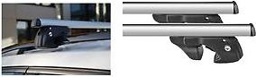 FISCHER KFZ-Relingträger "TopLine XL", Länge: 1,35 m hochwertiger Grundträger au