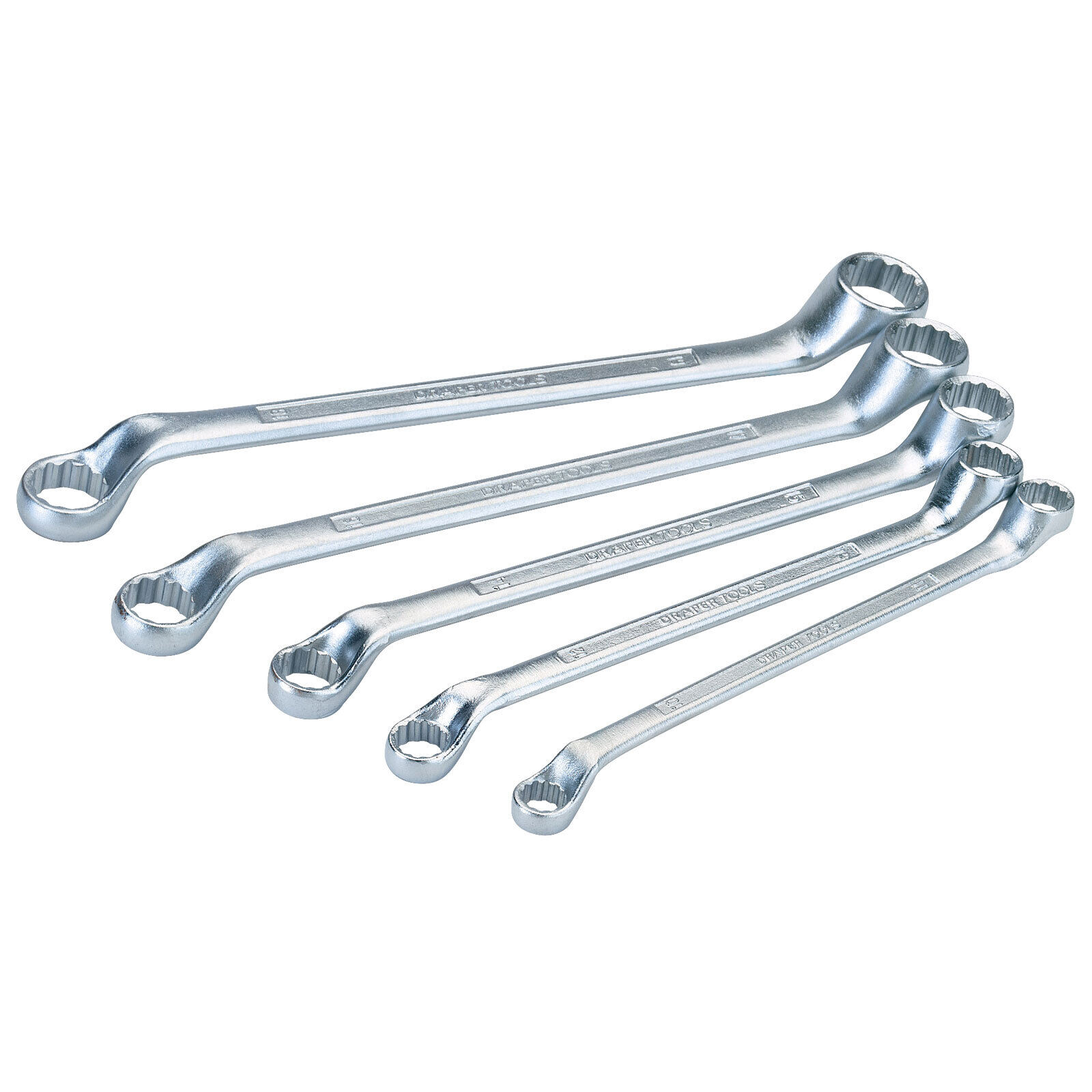 Draper 35089 5 Pezzi Cranked Metrico Anello Chiave Set