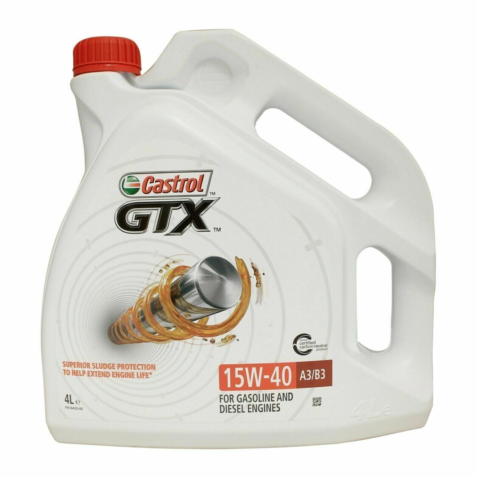 Castrol GTX 15W-40 A3/B3 4 LITRI VW 50101 /505 00 FIAT 9.55535-D2 AFFARONEEEEEE!