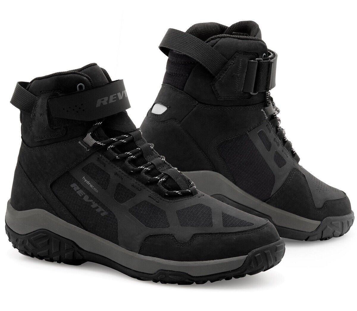 SCARPE STIVALI BOOTS MOTO REV'IT DESCENT H20 BLACK NERO LEATHER PELLE TG 41