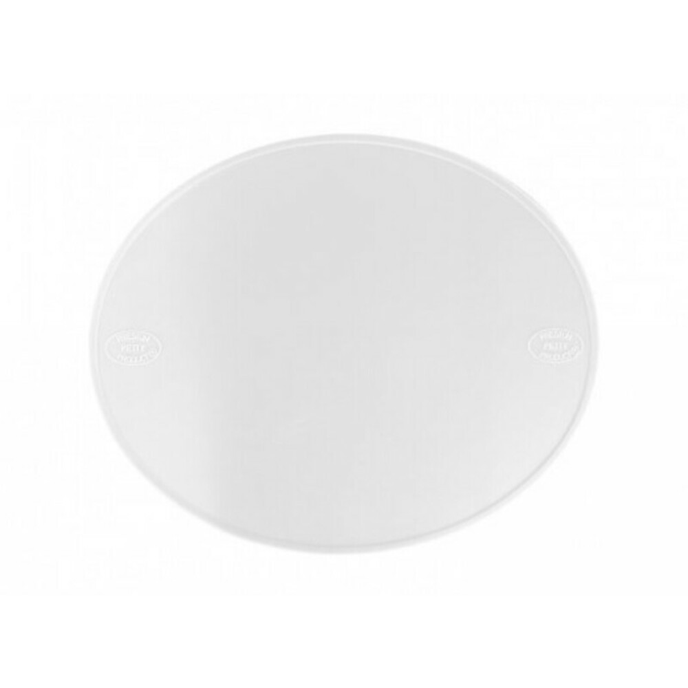Porta-Numeri Preston Petty Ovale 28,6Cm X 23,5Cm Bianco, X1 Unità Per Moto