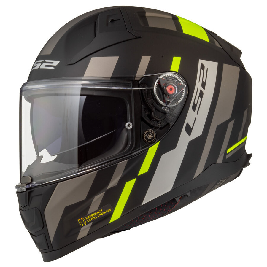 LS2 HELMETS Casco INTF FF811 TRON 22-06 blk/fluo S