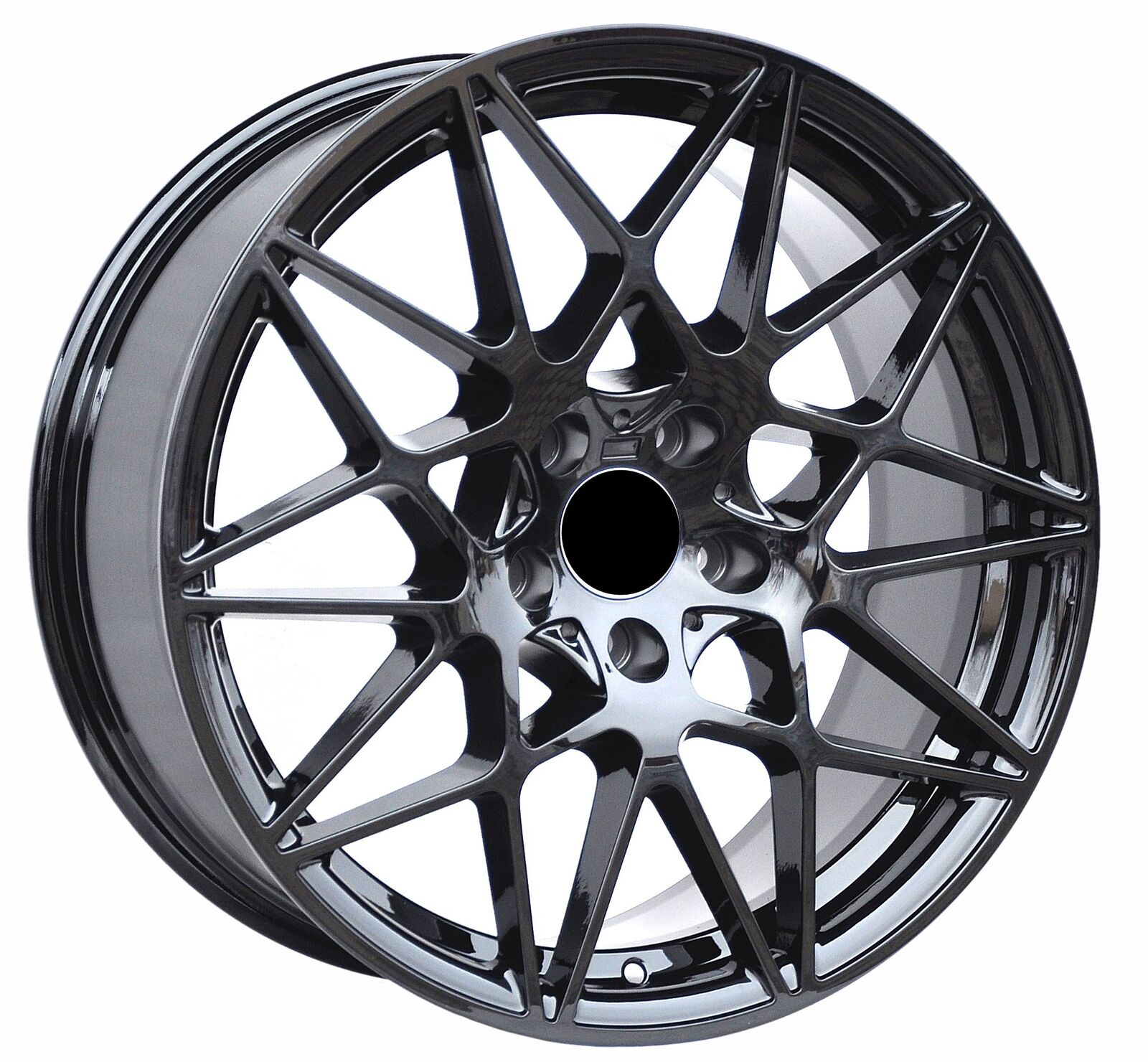 SET, 4 CERCHI, PDW 5167 19x8.5 5x120 ET35 BL - nero