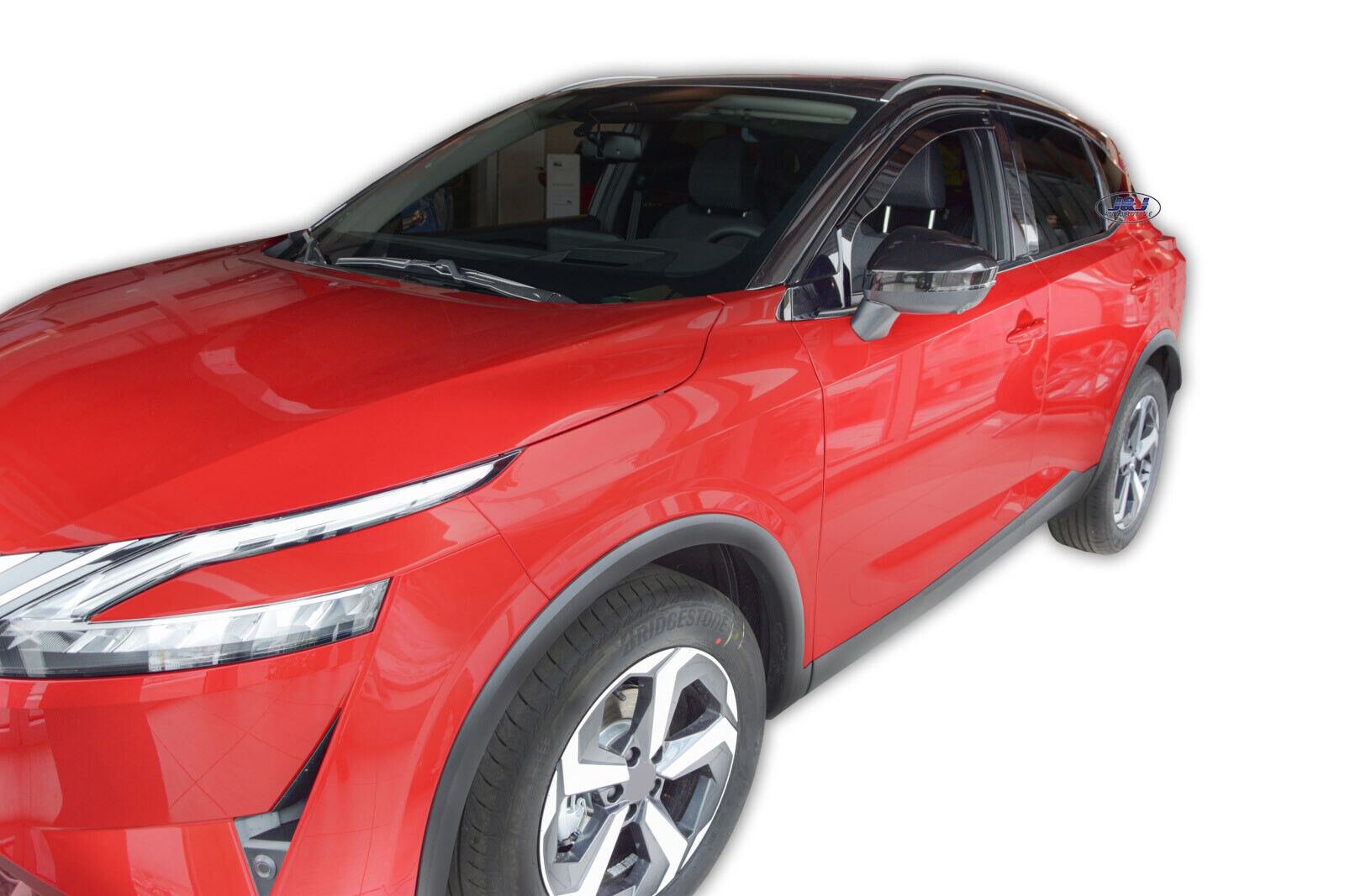 Deflettori Aria Per Nissan Qashqai 3 J12 Dal 2021 5-Porte Set 2 Antivento Heko