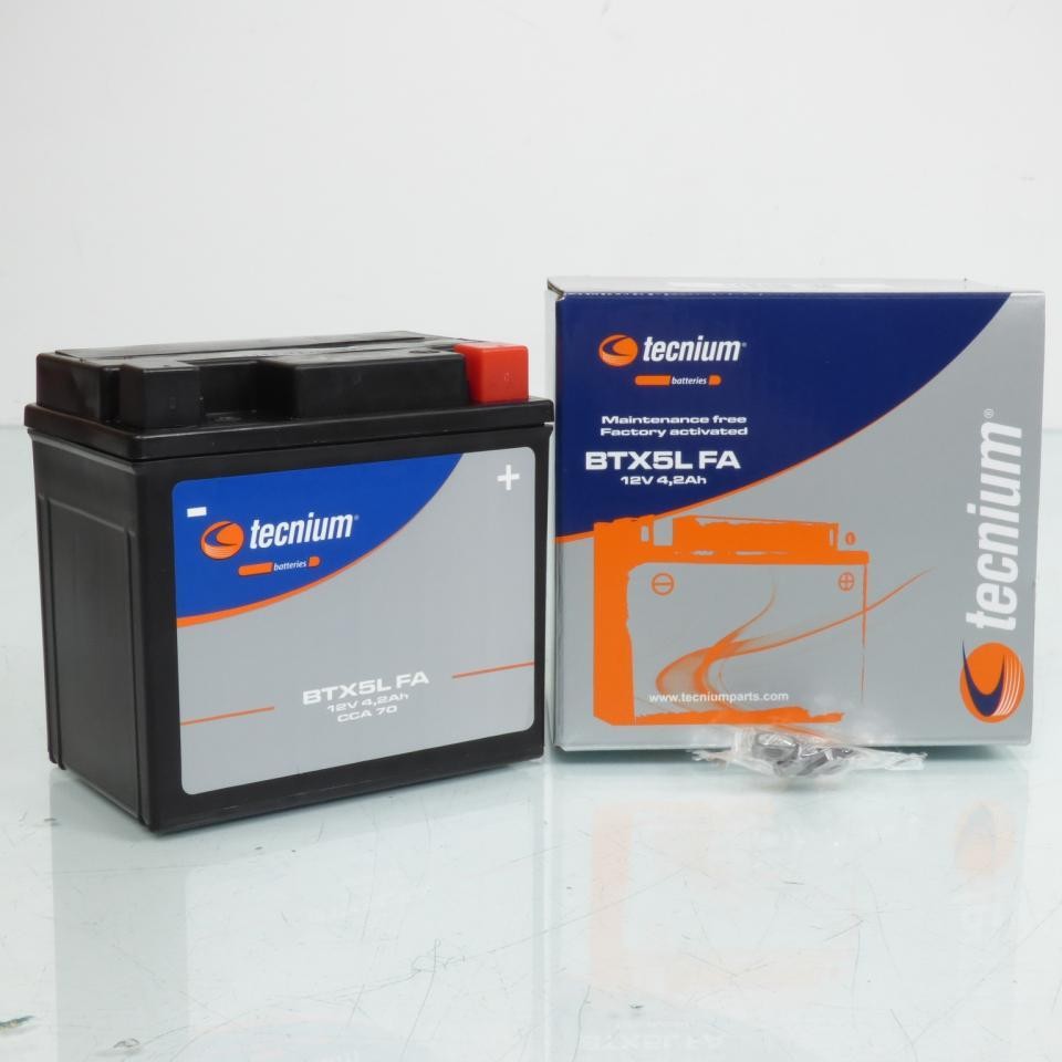 batteria sla tecnium per moto beta 125 alp /200 4t 2005 al 2012 ytx5l-bs / 12v