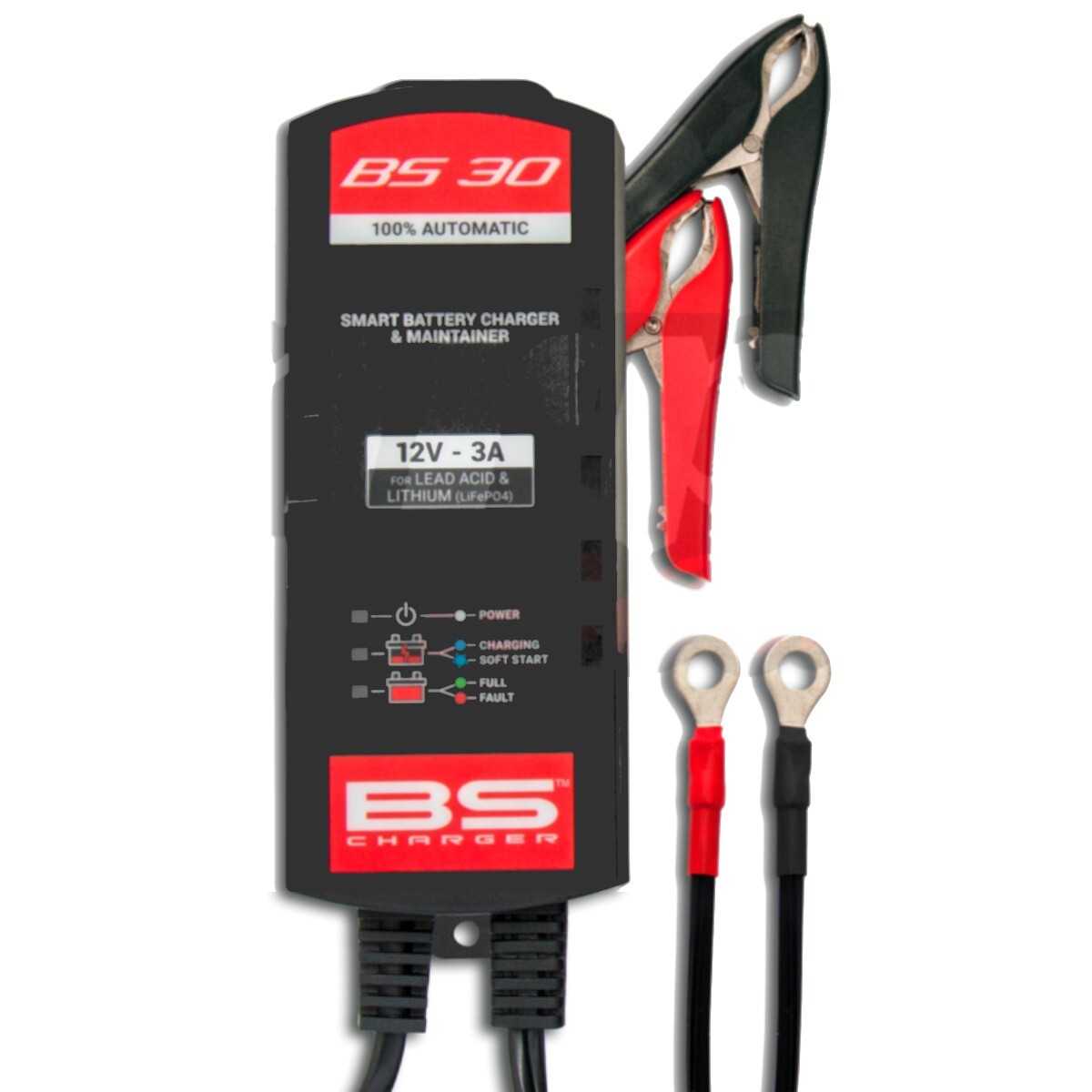 CARICABATTERIE MANTENITORE BATTERIE BS BATTERY BS30 STD GEL AGM MF LITIO