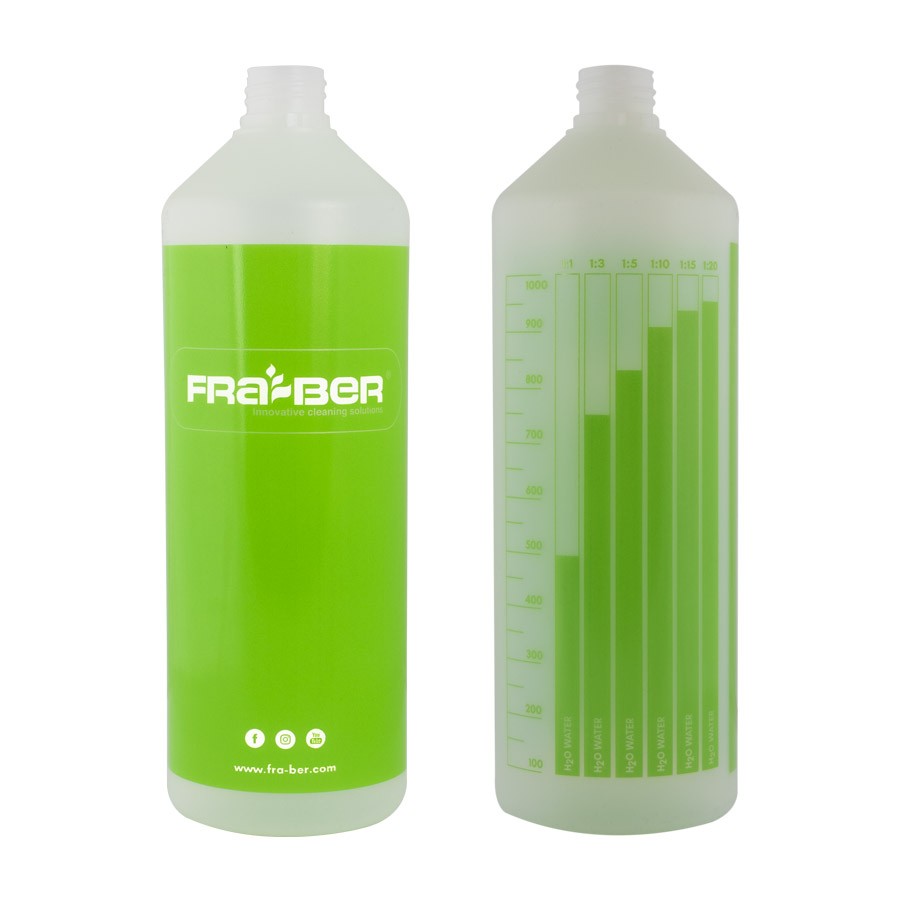 FRABER FLACONI GRADUATI 1000ML FLACONE CON 6 RAPPORTI DI DILUIZIONE