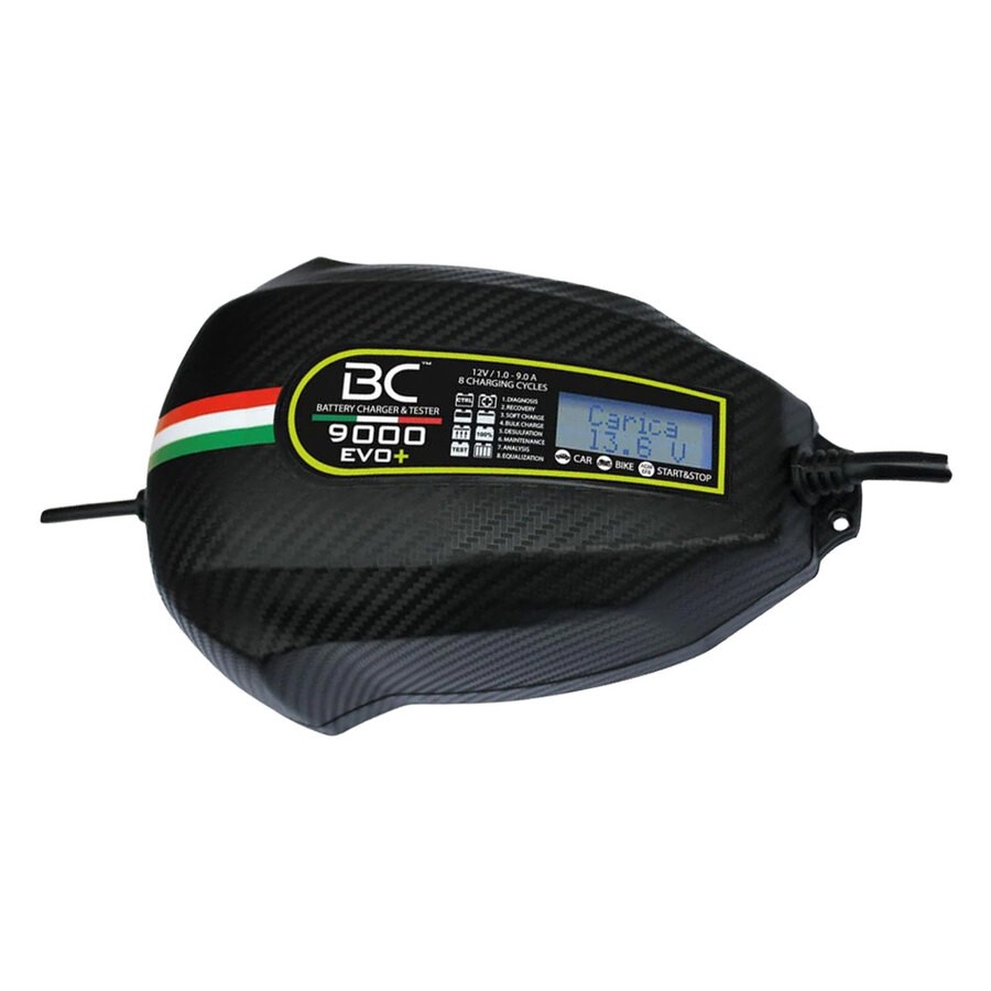 BATTERY CONTROLLER BC 9000 EVO Caricabatterie/Mantenitore Intelligente 1 Amp/9 A