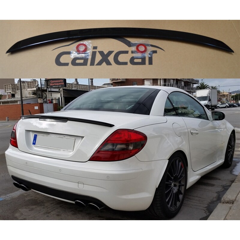 Alettone Mercedes Classe SLK R171 Dal 2005 Al 2018 alettoni Nero Lucido Spoiler