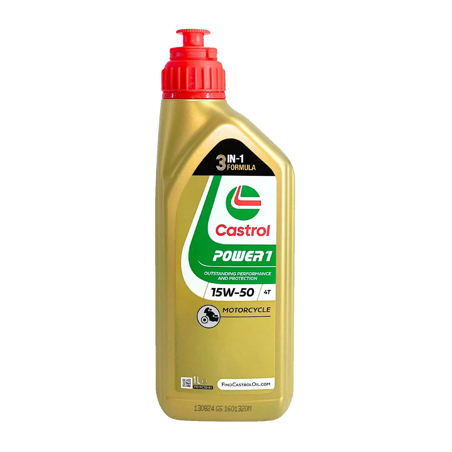 1 Litro Olio Motore 4 tempi CASTROL Power 1 4T 15W-50
