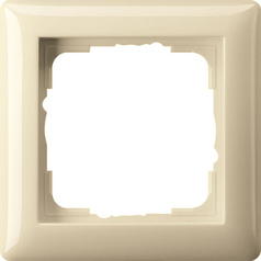 Frame GIRA 1x 021101 Standard 55 Cremeeweiss 021101 (021101)