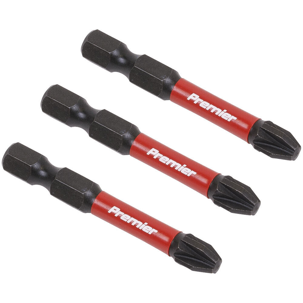 Sealey AK8234 Pozi #3 Impact Potenza Strumento Pezzi 50mm - 3pc