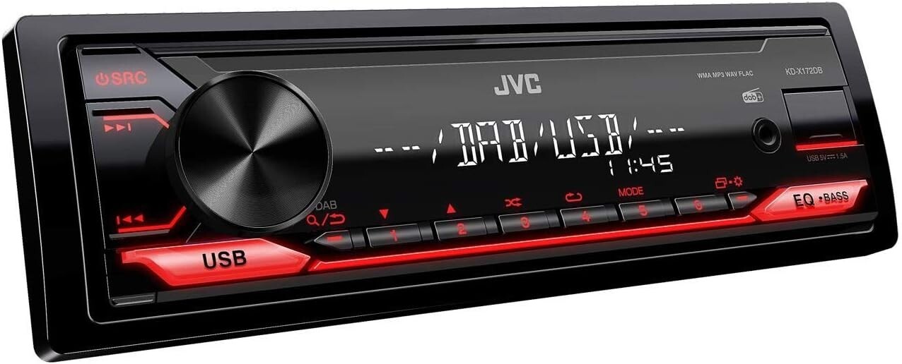 JVC KD-X172DB Autoradio dab+ USB AUX Pre Out