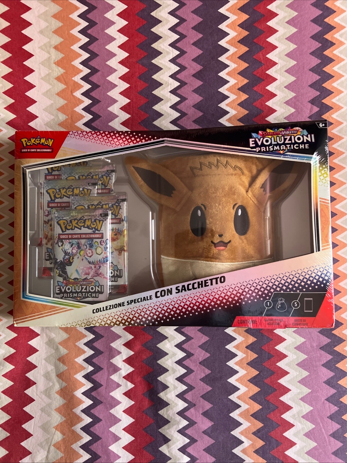 Pokemon Evoluzioni Prismatiche Collezione Speciale con Sacchetto ITALIANO